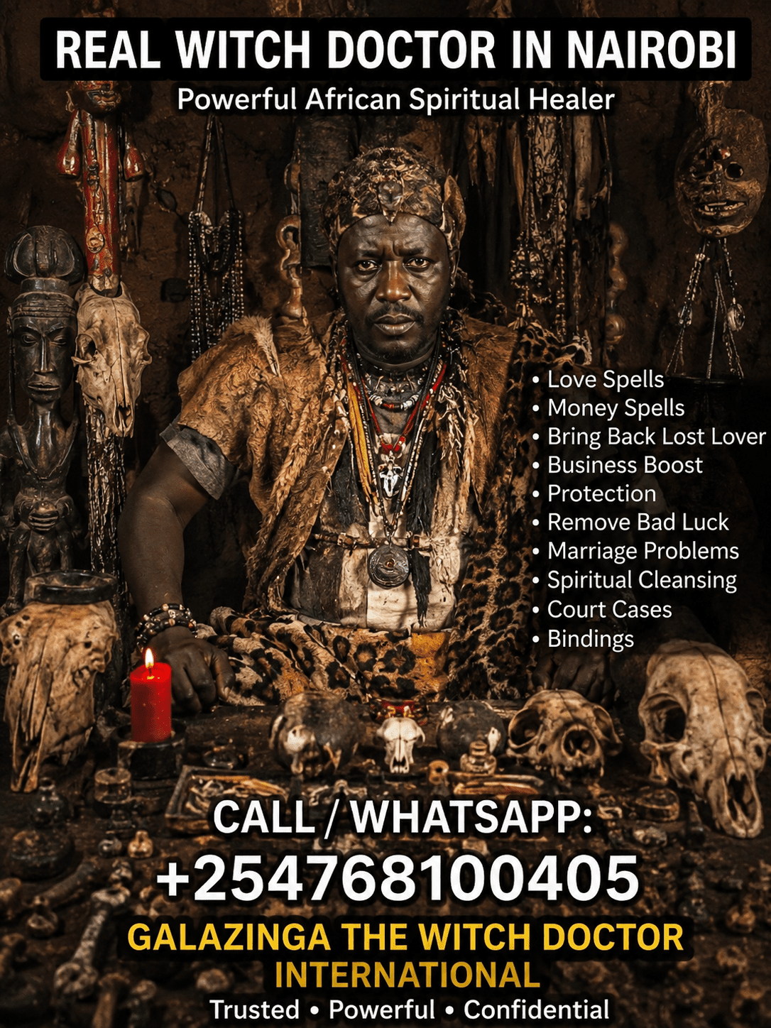 REAL WITCH DOCTOR IN NAIROBI