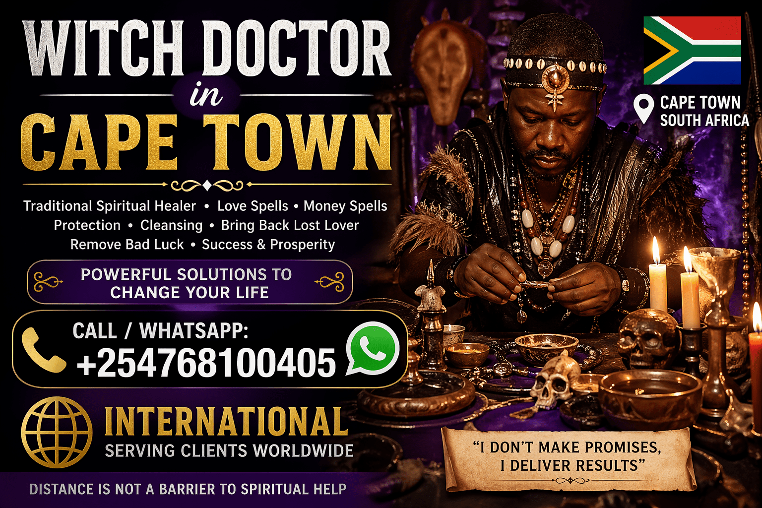 Witch Doctor in Cape Town