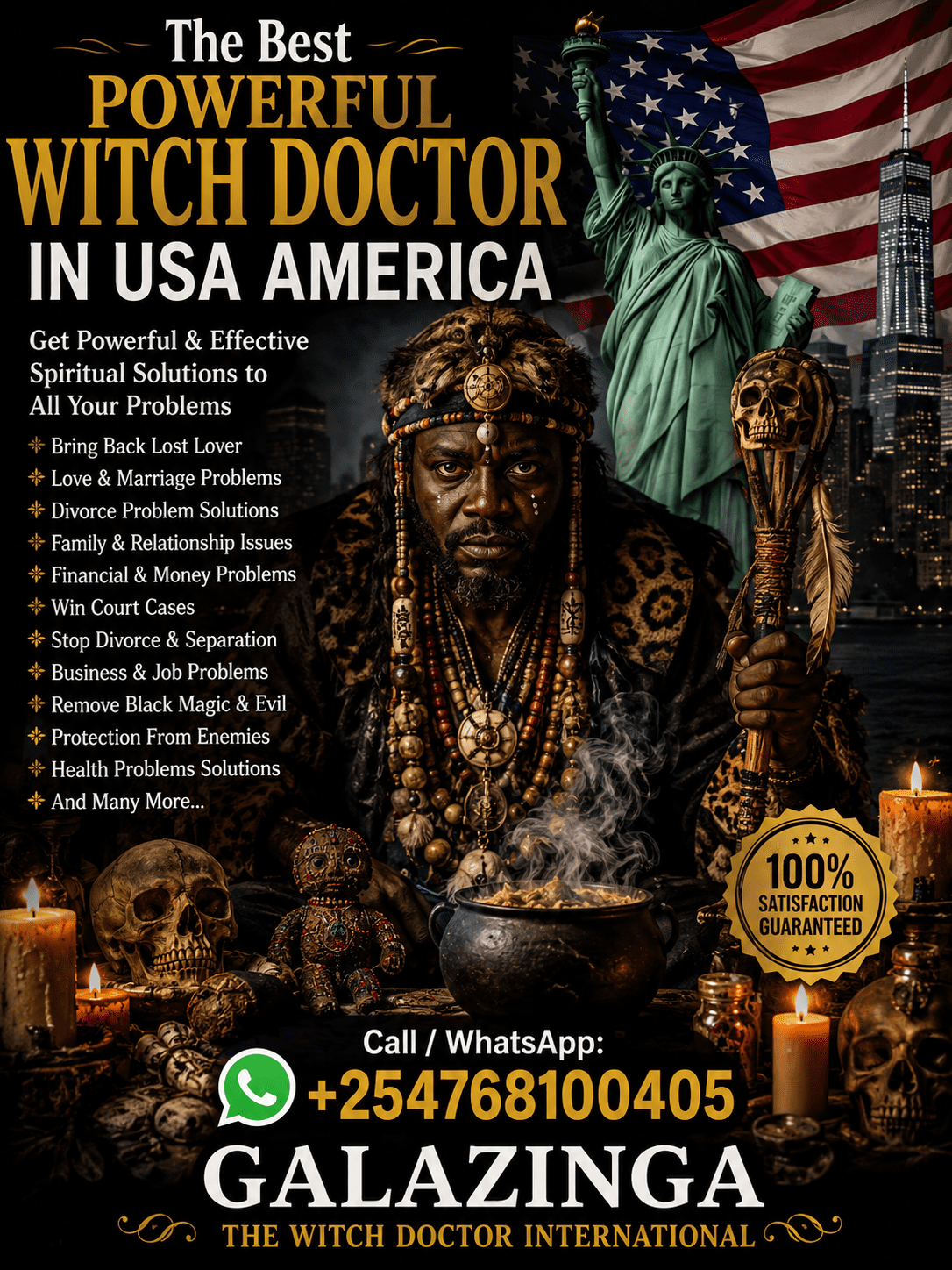 The Best Powerful Witch Doctor in USA America