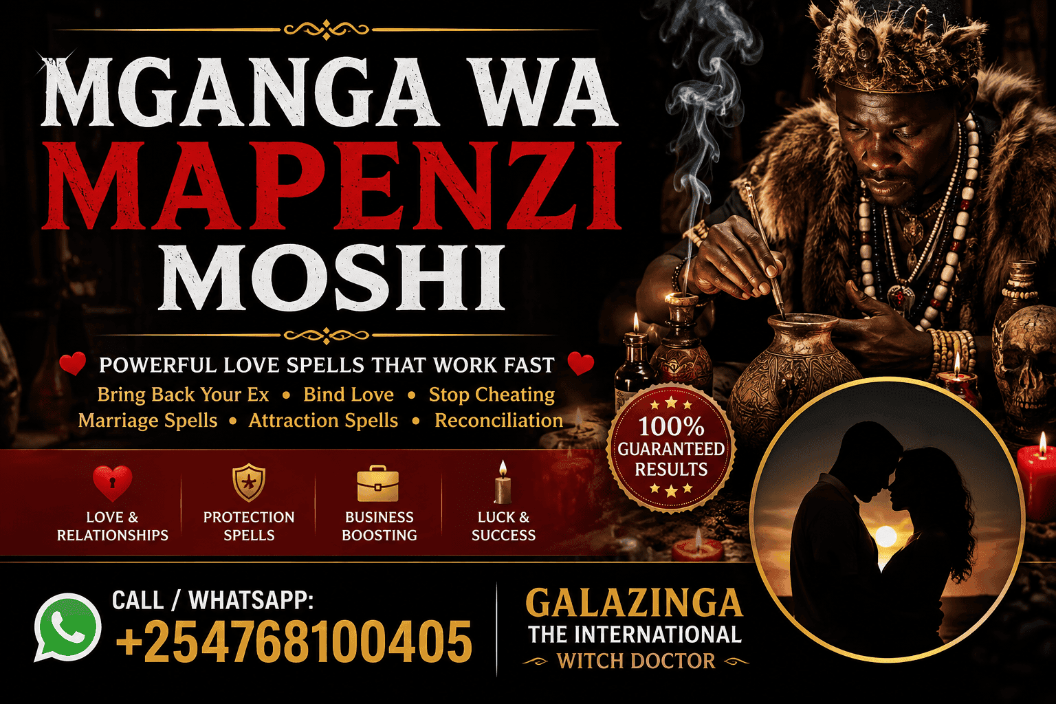 Powerful Mganga wa Mapenzi Moshi +254 768100405 - Dr. Galazinga 17 Mganga wa Mapenzi Moshi - Dr. Galazinga