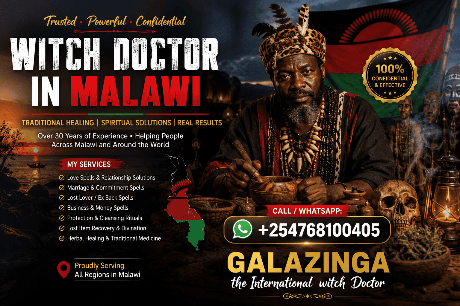 Best Witch Doctor in Malawi +254 768100405