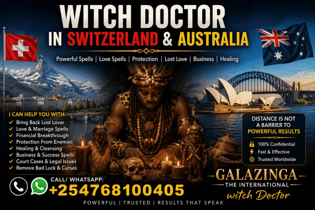 Witch Doctor in Switzerland & Australia