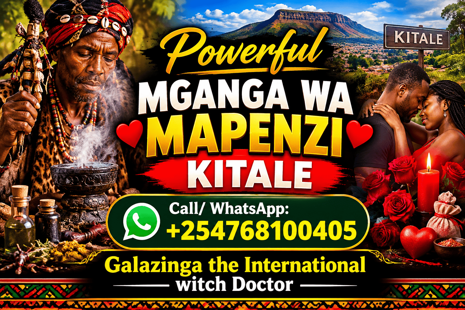 Powerful Mganga wa mapenzi Kitale +254 768 100 405